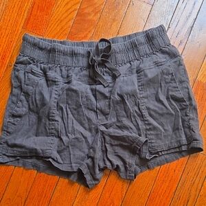 Kut Brown Linen Shorts (M)